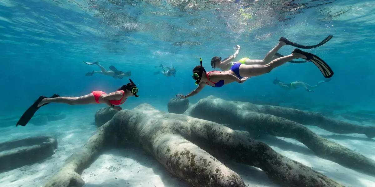 Snorkeling in Isla Mujeres