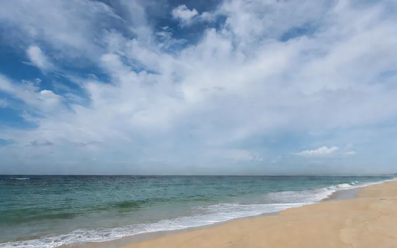 Quiet stretch of sand on Mazatlán's north end near Playa Brujas and Cerritos